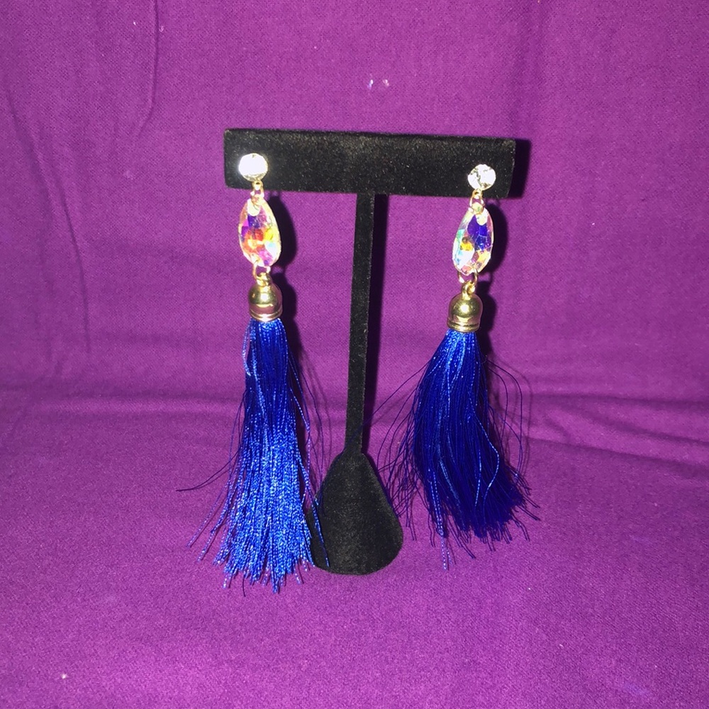 Donated! Blue Tassel Earnings - Picture 4 of 4